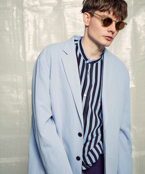 MAISON SPECIAL(メゾンスペシャル)の「《ユニセックスアイテム》サマーコーデュロイオーバーサイズジャケット 【MAISON SPECIAL/メゾンスペシャル】■セットアップ対応■(テーラードジャケット・メンズ・ブルー/ブラウン/ネイビー・44/46/48)」の15枚目の写真