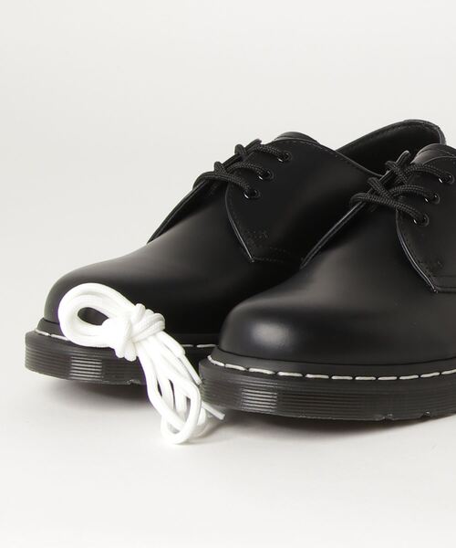 Dr. Martens（ドクターマーチン）の「Dr.Martens ドクターマーチン / 1461 3EYE GIBSON SHOE 3ホール プレーントゥ ブーツ 短靴 / 1461（ドレスシューズ・メンズ・ブラック×ブラック/ブラック系その他/チェリーレッド/ブラック×イエロー/ブラック×ホワイト・26cm/27cm/28cm）」の9枚目の写真