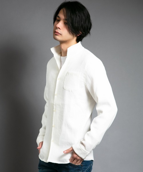 セール Ss イタリアンカラーシャツランダムクレープ シャツ ブラウス Cerca チェルカ のファッション通販 Zozotown