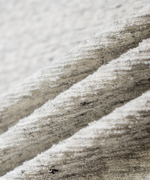 B.I.D.（ビーアイディー）の「ランダムパイルオープンシャツ（シャツ/ブラウス・レディース・ホワイト/ネイビー/杢グレー・LARGE/X-LARGE/MEDIUM）」の13枚目の写真