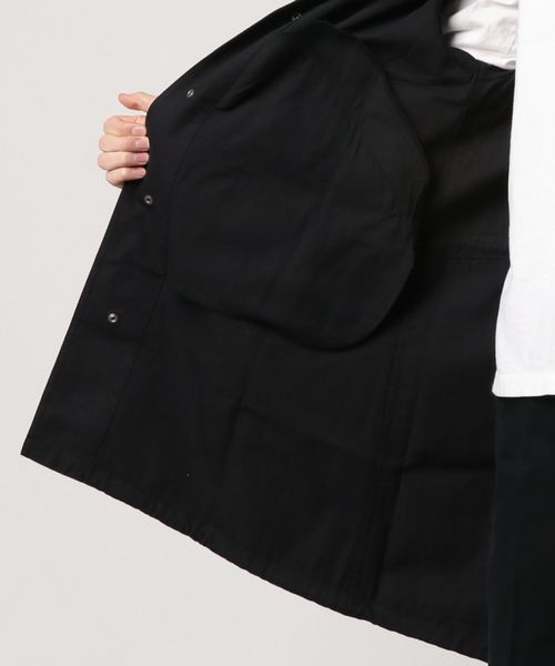UP START（アップスタート）の「モッズコート風ナイロン切替フィッシュテールスプリングコート（モッズコート・メンズ・ベージュ/ブラック/オリーブ・MEDIUM/LARGE）」の18枚目の写真