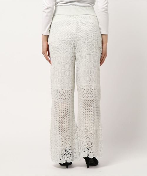 GeeRA(ジーラ)の「透かし編ニットワイドパンツ(その他パンツ・レディース・ブラウン/オフホワイト/ブラック・XX-LARGE/LARGE/MEDIUM/X-LARGE)」の16枚目の写真