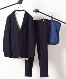 SHIPS any | SHIPS any: 【洗濯機で洗える】ウールライク セットアップ ストレッチスーツ(セットアップ)
