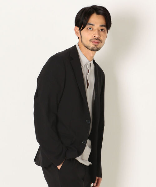 SHIPS any(シップス エニィ)の「SHIPS any: 【洗濯機で洗える】ウールライク セットアップ ストレッチスーツ(セットアップ・メンズ・ネイビー/ブラック・SMALL/LARGE/MEDIUM/X-SMALL)」の16枚目の写真