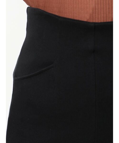 EMODA（エモダ）の「コルセットマークフィットフレアパンツ（その他パンツ・レディース・ブラック/ベージュ/オレンジ・SMALL/MEDIUM）」の11枚目の写真