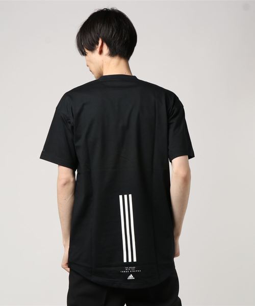 adidas(アディダス)の「アディダス adidas M TEC Tシャツ(Tシャツ/カットソー・メンズ・ホワイト/ブラック・XXL/XL/M/S/L)」の3枚目の写真