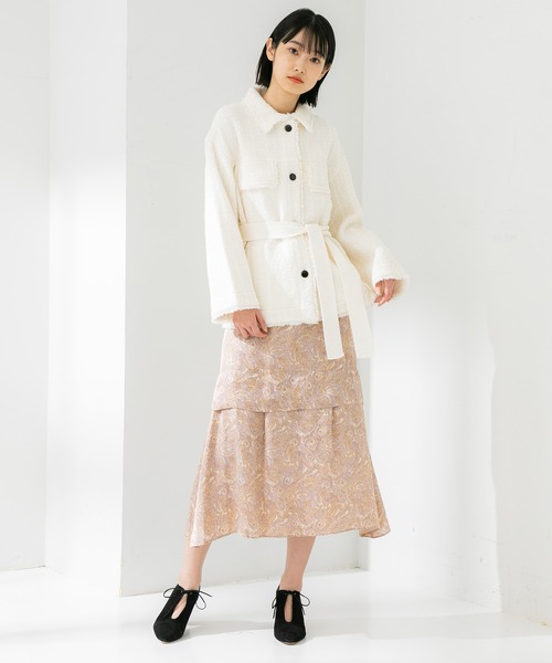 STUDIOUS(ステュディオス)の「【STUDIOUS】ペイズリーレイヤードフレアスカート(スカート・レディース・マルチ・1/2)」の5枚目の写真