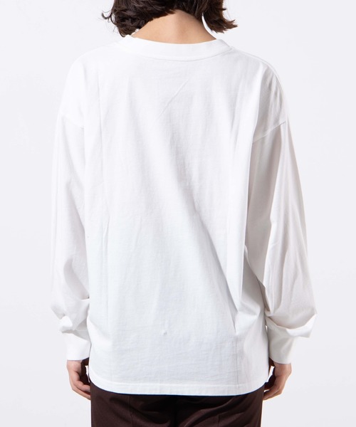 WEGO（ウィゴー）の「WEGO/チェリーボリュームスリーブロンT（Tシャツ/カットソー・レディース・ホワイト/ホワイト系その他・FREE）」の3枚目の写真