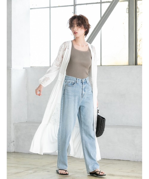 fifth（フィフス）の「スカーフ付ハーフムーンかごバッグ（かごバッグ・レディース・ブラック/アイボリー/ブラウン・FREE）」の17枚目の写真