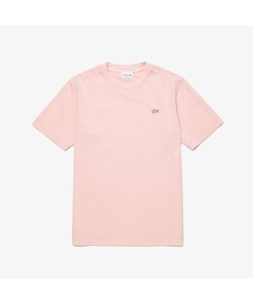 LACOSTE(ラコステ)の「ボディーサイズピグメントTシャツ(Tシャツ/カットソー・メンズ・ピンク/ネイビー/ホワイト/ライトブルー/ブラック/ブルー/グリーン/ダークネイビー/モスグリーン/ベージュ・4/3/5/2)」の16枚目の写真