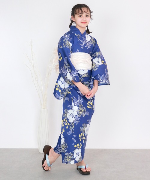 セール】簡単着付け セパレート 浴衣 女の子 2点セット