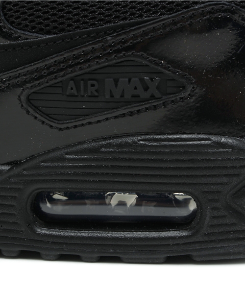 NIKE（ナイキ）の「ウィメンズ ナイキ エアマックス エナメル NIKE WMNS AIR MAX 90 PRM 443817-002（スニーカー・レディース・ブラック・23cm/24cm/24.5cm/23.5cm）」の7枚目の写真