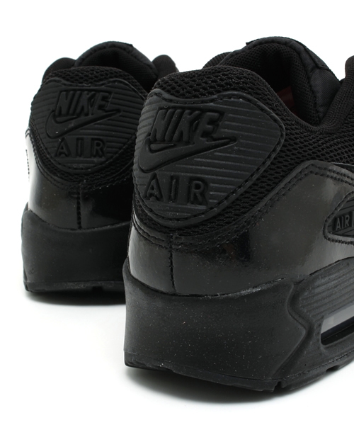 NIKE（ナイキ）の「ウィメンズ ナイキ エアマックス エナメル NIKE WMNS AIR MAX 90 PRM 443817-002（スニーカー・レディース・ブラック・23cm/24cm/24.5cm/23.5cm）」の8枚目の写真