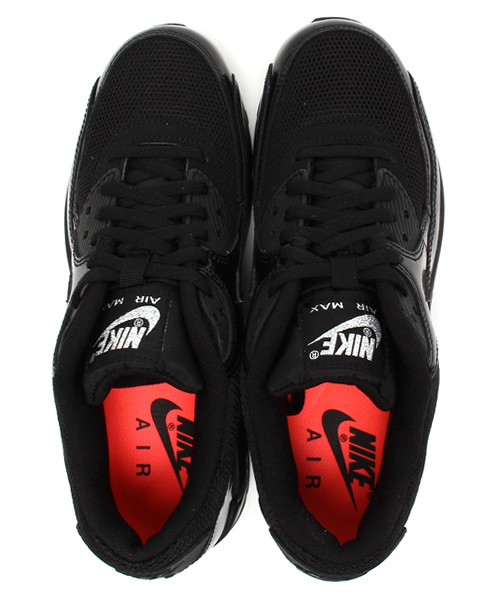 ウィメンズ ナイキ エアマックス エナメル WMNS NIKE AIR MAX 90 PRM 443817-002 24.5cm NIKE（ナイキ）の「ウィメンズ ナイキ エアマックス エナメル NIKE