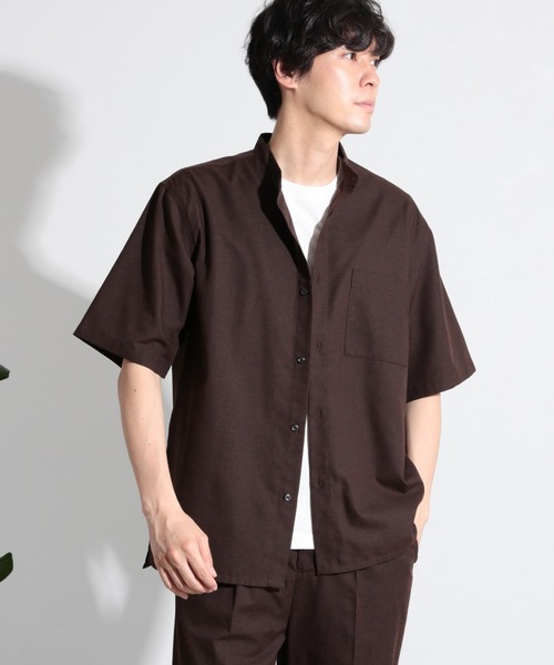 LAKOLE（ラコレ）の「テトアサパナマシャツ / LAKOLE（シャツ/ブラウス・メンズ・ベージュ/ブラウン/グレー/チャコール・MEDIUM/LARGE）」の4枚目の写真