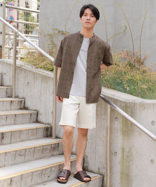 LAKOLE（ラコレ）の「テトアサパナマシャツ / LAKOLE（シャツ/ブラウス・メンズ・ベージュ/ブラウン/グレー/チャコール・MEDIUM/LARGE）」の5枚目の写真