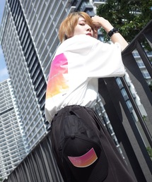 AFYF COOL TECH PRINT BIGTEE/オーバーサイズ クールテック アートプリントビッグTシャツ