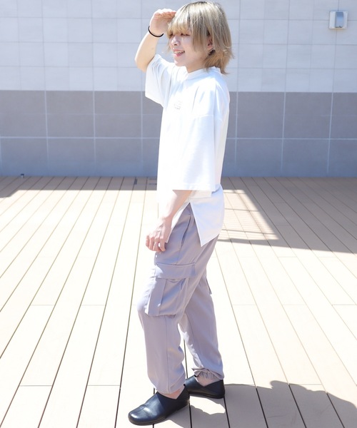 rovtski(ロフトスキー)の「AFYF COOL TECH PRINT BIGTEE/オーバーサイズ クールテック アートプリントビッグTシャツ(Tシャツ/カットソー・メンズ・ホワイト系その他/ブラック系その他/グレー系その他/ブルー系その他/ホワイト系その他2/ホワイト系その他3/ブラック系その他2/ブラック系その他3/グレー系その他2/ブルー系その他2・FREE)」の22枚目の写真