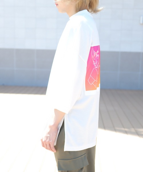 rovtski(ロフトスキー)の「AFYF COOL TECH PRINT BIGTEE/オーバーサイズ クールテック アートプリントビッグTシャツ(Tシャツ/カットソー・メンズ・ホワイト系その他/ブラック系その他/グレー系その他/ブルー系その他/ホワイト系その他2/ホワイト系その他3/ブラック系その他2/ブラック系その他3/グレー系その他2/ブルー系その他2・FREE)」の18枚目の写真