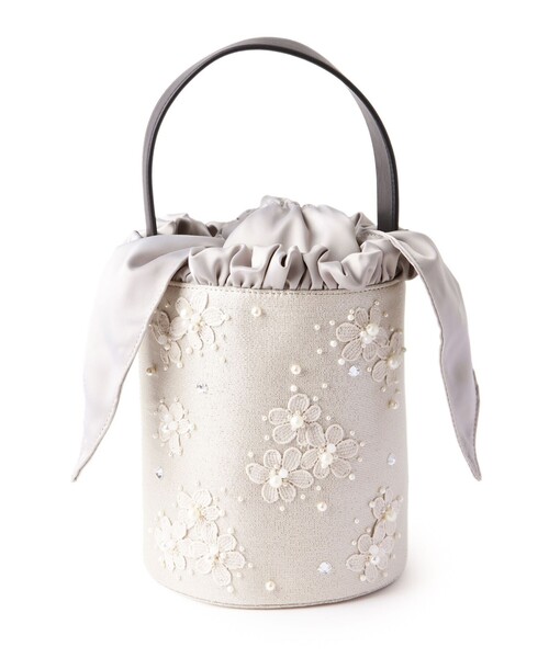 セール フラワー ビジューバケツバッグ トートバッグ To Be Chic トゥー ビー シック のファッション通販 Zozotown