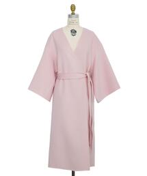 Drawer（ドゥロワー）の「Drawer ウールカシミヤメランジケヌキVネック