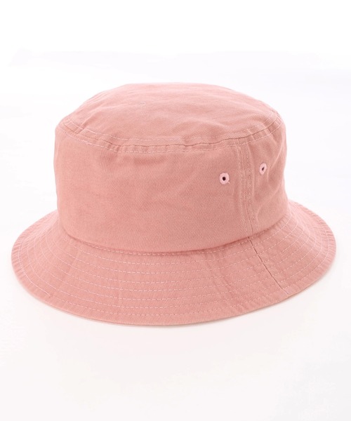 FRUIT OF THE LOOM（フルーツオブザルーム）の「LOGO EMB BUCKET HAT / バケット / ハット / シンプル / ベーシック / カジュアル  / ユニセックス / 刺繍 / ロゴ（ハット・レディース・ホワイト/クリーム/サックスブルー/インディゴブルー/パープル/ピンク/ベージュ/ブラック/ブラック系その他/ブルー/グリーン系その他/サーモンピンク・FREE）」の21枚目の写真