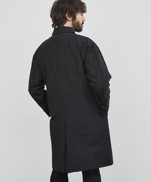 YARD PLUS（ヤードプリュス）の「YARD PLUS ルーズフィットステンカラーコート（ステンカラーコート・メンズ・カーキ/ブラック・MEDIUM/LARGE）」の15枚目の写真