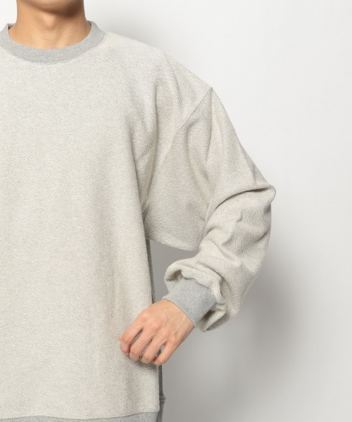 LOWRYS FARM（ローリーズファーム）の「ＵＳＡＢＩＧリブクルー　926647（スウェット・メンズ・パープル/グレー/イエロー/ブルー/グリーン・MEDIUM/LARGE）」の15枚目の写真