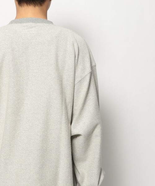 LOWRYS FARM（ローリーズファーム）の「ＵＳＡＢＩＧリブクルー　926647（スウェット・メンズ・パープル/グレー/イエロー/ブルー/グリーン・MEDIUM/LARGE）」の7枚目の写真