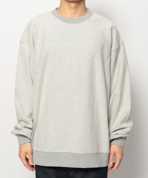 LOWRYS FARM（ローリーズファーム）の「ＵＳＡＢＩＧリブクルー　926647（スウェット・メンズ・パープル/グレー/イエロー/ブルー/グリーン・MEDIUM/LARGE）」の13枚目の写真