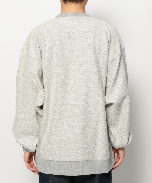 LOWRYS FARM（ローリーズファーム）の「ＵＳＡＢＩＧリブクルー　926647（スウェット・メンズ・パープル/グレー/イエロー/ブルー/グリーン・MEDIUM/LARGE）」の8枚目の写真