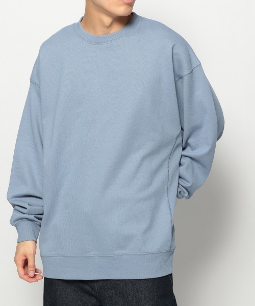 LOWRYS FARM（ローリーズファーム）の「ＵＳＡＢＩＧリブクルー　926647（スウェット・メンズ・パープル/グレー/イエロー/ブルー/グリーン・MEDIUM/LARGE）」の22枚目の写真