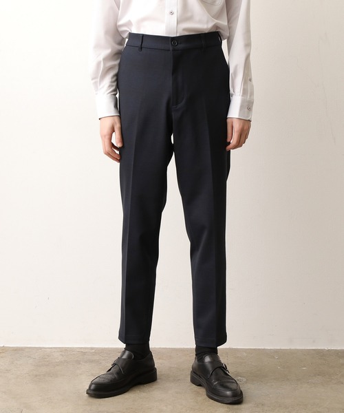 JUNRED（ジュンレッド）の「TRニット総柄PT トラウザー（スラックス・メンズ・グレー/チャコールグレー/ネイビー・M/L/LL）」の3枚目の写真