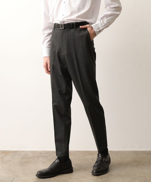 JUNRED（ジュンレッド）の「TRニット総柄PT トラウザー（スラックス・メンズ・グレー/チャコールグレー/ネイビー・M/L/LL）」の12枚目の写真