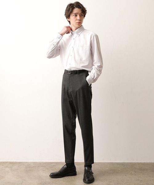 JUNRED（ジュンレッド）の「TRニット総柄PT トラウザー（スラックス・メンズ・グレー/チャコールグレー/ネイビー・M/L/LL）」の21枚目の写真