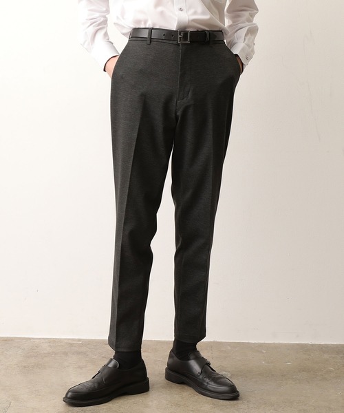 JUNRED（ジュンレッド）の「TRニット総柄PT トラウザー（スラックス・メンズ・グレー/チャコールグレー/ネイビー・M/L/LL）」の11枚目の写真