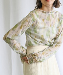 select MOCA | 2021 SS パワーメッシュニュアンストップス(Tシャツ/カットソー)