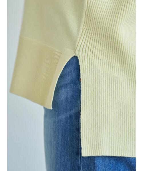 AMERICAN HOLIC（アメリカンホリック）の「Vネックバックリブニットプルオーバー（ニット/セーター・レディース・ライトイエロー/ネイビー/グレイッシュベージュ/アイボリー/ライトピンク・M/L）」の19枚目の写真