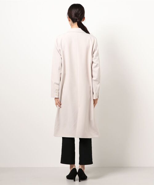 Te chichi（テチチ）の「ダブルクロスチェスターコート（チェスターコート・レディース・ベージュ/グレー/グリーン・ﾌﾘ-）」の6枚目の写真