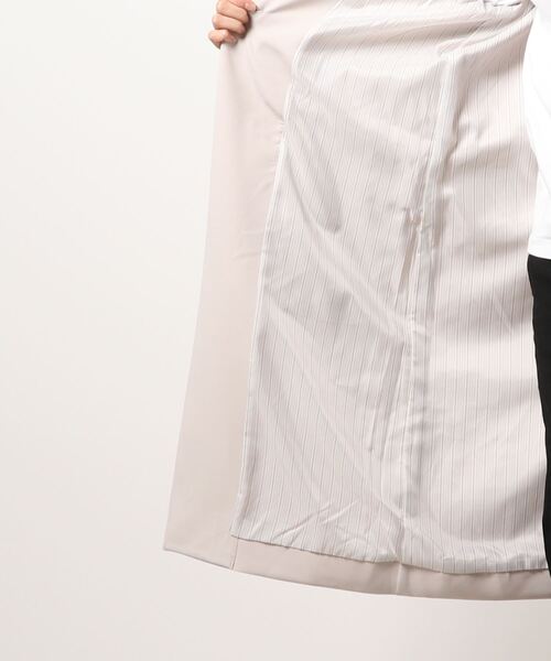 Te chichi（テチチ）の「ダブルクロスチェスターコート（チェスターコート・レディース・ベージュ/グレー/グリーン・ﾌﾘ-）」の5枚目の写真