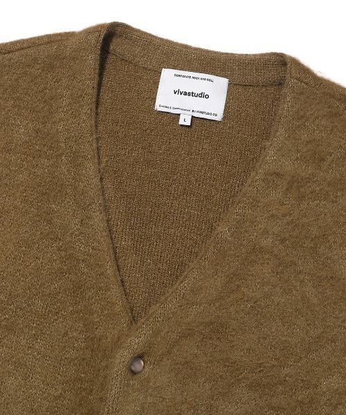 vivastudio モヘアカーディガン VIVASTUDIO（ビバスタジオ）の「MOHAIR CARDIGAN（カーディガン