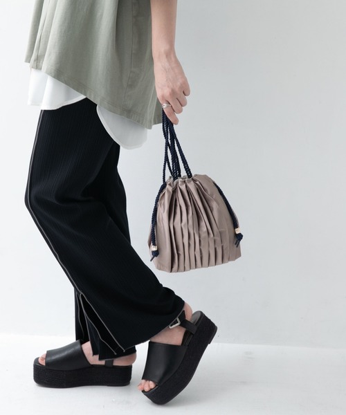 n'OrLABEL（ノアールレーベル）の「【廃盤】『センターラインスリットリブパンツ』（その他パンツ・レディース・ミント/ブラック/ライトグレー/ピンク/モカ/パープル/ライトグリーン/グレイッシュブルー・1/2）」の12枚目の写真