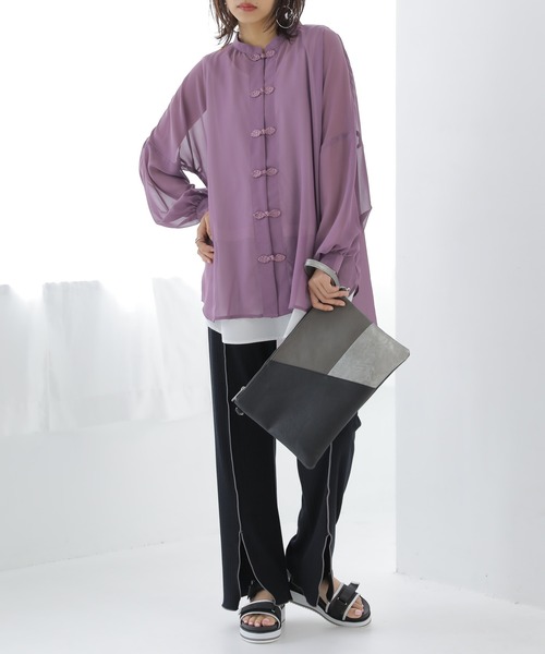 n'OrLABEL（ノアールレーベル）の「【廃盤】『センターラインスリットリブパンツ』（その他パンツ・レディース・ミント/ブラック/ライトグレー/ピンク/モカ/パープル/ライトグリーン/グレイッシュブルー・1/2）」の17枚目の写真