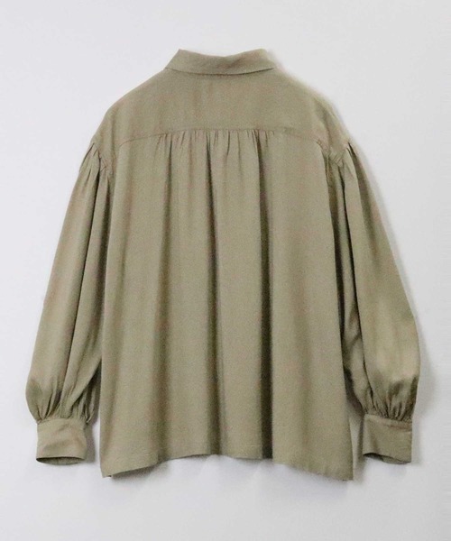RAG MACHINE（ラグマシーン）の「【RAG MACHINE】ミリタリーシャツアウター（シャツ/ブラウス・レディース・ベージュ/オリーブ/パープル・L/M）」の18枚目の写真