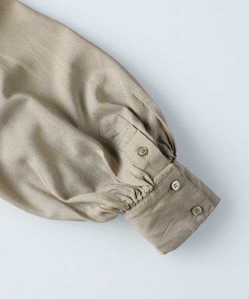 RAG MACHINE（ラグマシーン）の「【RAG MACHINE】ミリタリーシャツアウター（シャツ/ブラウス・レディース・ベージュ/オリーブ/パープル・L/M）」の10枚目の写真