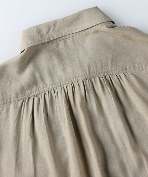 RAG MACHINE（ラグマシーン）の「【RAG MACHINE】ミリタリーシャツアウター（シャツ/ブラウス・レディース・ベージュ/オリーブ/パープル・L/M）」の14枚目の写真