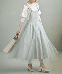 tocco closet | 【ZOZO限定】チュールドッキングジャンスカワンピース(ジャンパースカート)