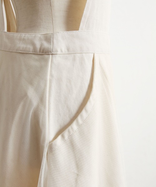 tocco closet（トッコ　クローゼット）の「【ZOZO限定】チュールドッキングジャンスカワンピース（ジャンパースカート・レディース・アイボリー/ミント・M）」の18枚目の写真