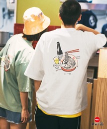 MONO-MART | 【天下一品×MONO-MART】コラボ オーバーサイズ 限定デザイン半袖カットソー(Tシャツ/カットソー)