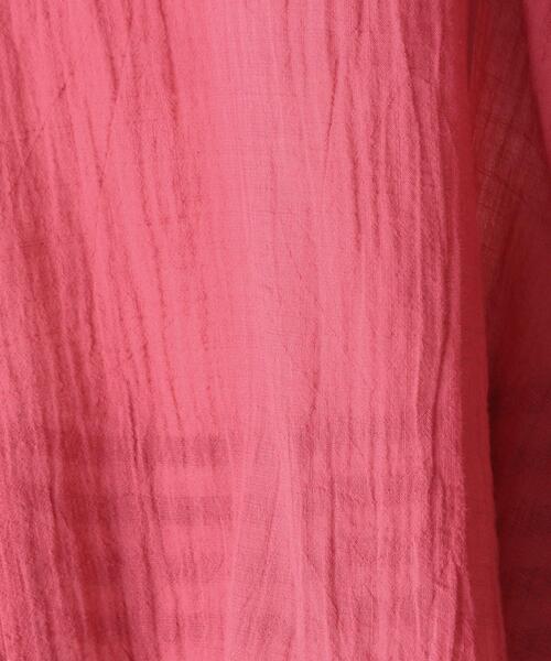 smart pink（スマートピンク）の「◆コットンリネンデザインブラウス（シャツ/ブラウス・レディース・オフホワイト/ブルー/ピンク系・88）」の8枚目の写真